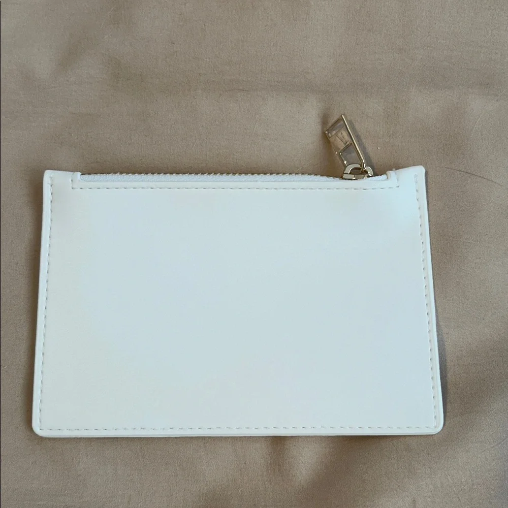 ✨ Tom Ford Beauty White GWP Zip Card Holder / Mini Pouch NEW in Box